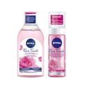 Micelárny fluid + penová pena NIVEA Rose Touch