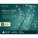 Micro 960 LED svietidlá teplé biele vnútorné/vonkajšie 12m