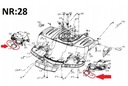 POLOHOVÉ SVETLO ZADNÉ ZADNÉ Sym Quad Lander 300 OEM!