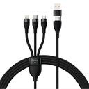 USB/USB C - Micro/C/Lightning kábel BASEUS 1,2m