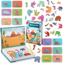 MAGNETICKÁ NÁUČNÁ KNIHA PUZZZLE KRABIČKA DINOSAURS