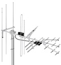 DIGITÁLNA ANTÉNA DIPOL VHF UHF DVB-T2 4K H.265 MUX8