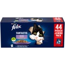 Felix Fantastická zmes príchutí v želé vreckách pre mačku 44x85g