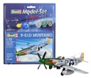 Stavebnica modelu REVELL P-51D Mustang, farby, lepidlo