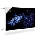 Magnetický KRYT radiátora Smoke Abstrakce 120x60