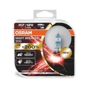 OSRAM H7 NOČNÉ ŽIAROVKY + 200% DUO BALENIE