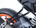 DRŽÁK VÝFUKU RG KTM RC125 (17-)/RC39 17-ČIERNA