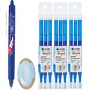 FRIXION PILOT PEN CLICKER SET 9 NÁPLNÍ