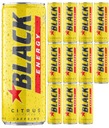 BLACK ENERGY CITRUS Energy Drink 12 x 250 ml