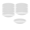 OFTAST SET TANIER, dezertné taniere, plytké, biele, 19 cm, 12 osôb, súprava