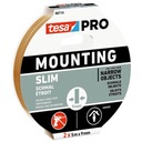 Tesa 66714-00001-00 Montážna PRO Slim obojstranná montážna páska, biela 5m