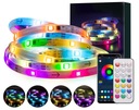 LED PRUH 10M RGBIC WS2811 BLUETOOTH RAINBOW EFECT APLIKÁCIA DIAĽKOVÝ SET 12V