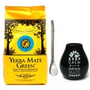 YERBA MATE GREEN FITNES - 400 g matero set