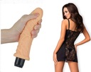 DILDO 19,8 cm realistický vibrátor sexshopu, penis ako skutočný