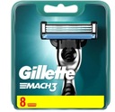 Čepele Gillette Mach 3, 8 ks žiletky, náplne