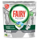 FAIRY PLATINUM All-in-1 kapsule do umývačky riadu 64ks