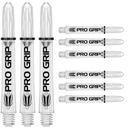 Target Pro Grip Medium Clear Shafts Transparent, sada 9 ks.