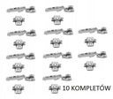 10 sád - Prekrývací pánt BLUM 71M2550 + 173L6100