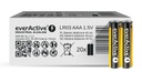 40 batérií LR03 everActive Industrial 1100mAh 1,5V