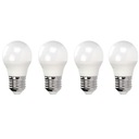 4x LED ŽIAROVKA ÚSPORA ENERGIE G45 E27 10W 4500K NEUTRÁLNA BIELA