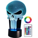 The Punisher Skull 3D Led Name Night Lamp