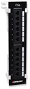 Patch panel s 12 portami RJ45, CAT.5E