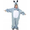 KIGURUMI VLK PYŽAMOVÝ KOSTÝM 3-4 ROKY 104 CM