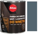 ALTAX FARBA NA MDF DREVO LAMINÁT ANTRACIT 0,75L