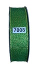 38 mm Brocade Ribbon Ribbon - 32 m zelená - zlato 7008