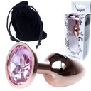 malá oceľová zástrčka ANAL PLUG CRYSTAL sex gadget