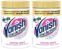 Vanish Oxi Action Crystal White odstraňovač škvŕn 2X600g