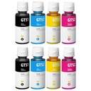 8x GT51 / GT52 XL ATRAMENT PRE HP DESKJET GT 5810 5820