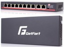 SWITCH POE GETFORT 8xPOE+2UPLINK 120W 250m