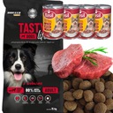 CHUTNÉ DOGS LIFE SUCHÉ KRMIVO PRE PSA HOVÄDZIE 15KG + 4 x KONZERVY 415G