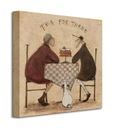 Sam Toft Čaj pre troch Obraz na plátne 40x40 cm