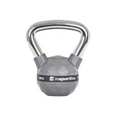 Gumená činka inSPORTline Kettlebell STEEL 8 kg