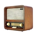 KLASICKÉ RETRO RÁDIO DREVENÉ BLUETOOTH USB FM