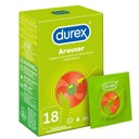 Kondómy DUREX Arouser, rebrované, 18 kusov