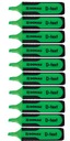 Donau D-Text Green highlighter 10 kusov