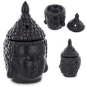 VEĽKÝ čierny vonný krb Keramika BUDDHA 19.5