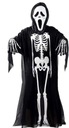 BONEBODY outfit halloween kostým prevlek 120 cm kostra maska ​​scream