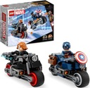 LEGO MARVEL Čierna vdova a kapitánove motorky 76260