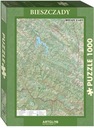 Puzzle 1000 - turistická mapa Bieszczady