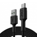 GreenCell USB kábel - USB-C QC 3.0 AFC BRAIDED 2m