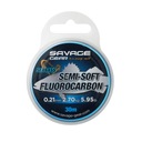 SG SemiSoft Fluorocarbon Seabass 30m 0,32mm 5,51kg