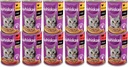 Whiskas Dospelý mix chutí mokré jedlo v mačkovej omáčke 12x400g