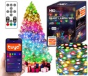 Vianočné LED WIFI osvetlenie vianočného stromčeka SMART TUYA páska 20m 200ks MULTICOLOR