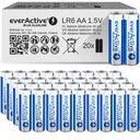 ALKALICKÉ BATÉRIE everActive LR6 R6 AA x 40 ks