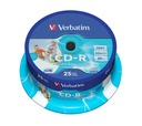 Disky Verbatim CD-R 700 MB, 25 ks pre AZO tlač