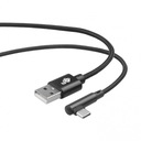 USB-USB C kábel 1,5m, lomený, čierny reťazec